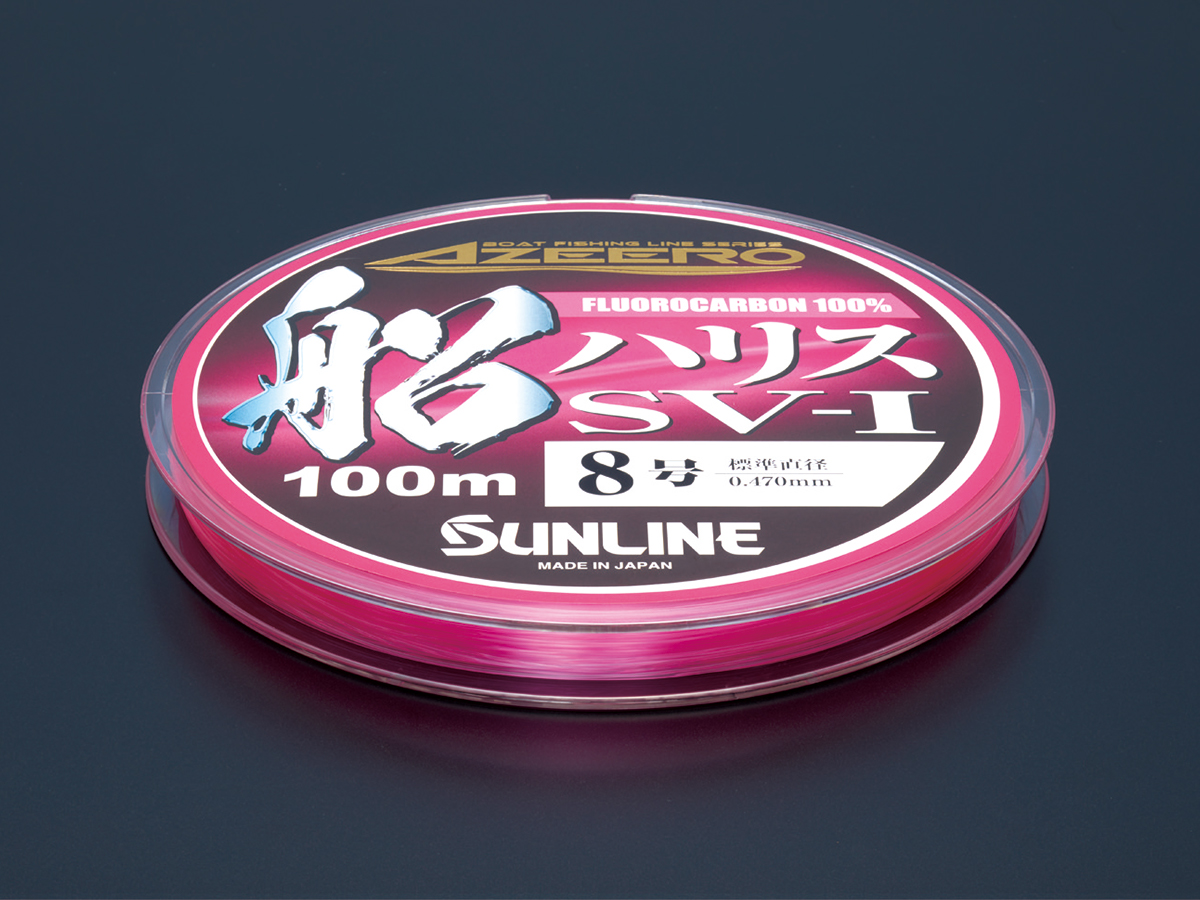 Sunline Fluorocarbon Snapper Leader SV-1 Pink 50m #4 Diameter 0.33 mm 7822 