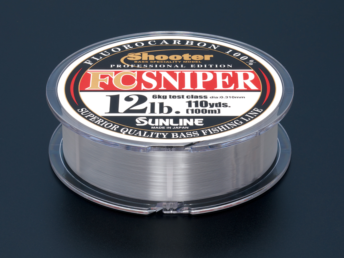 75m SUNLINE Shooter FC SNIPER INVISIBLE 82.5yds Select LB Fluorocarbon Line 