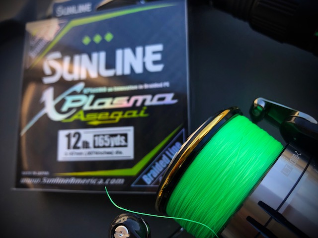 Sunline Xplasma Asegai 50lb 330yd Light Green Braided Line