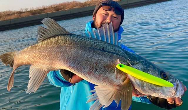 Test fishing of the prototype braided line.